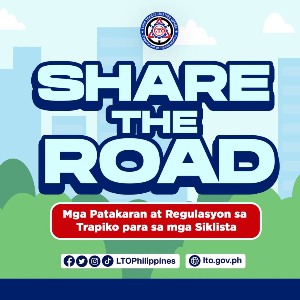 share the road infographic