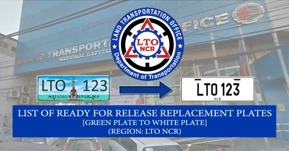 lto ncr replacement plate tracker