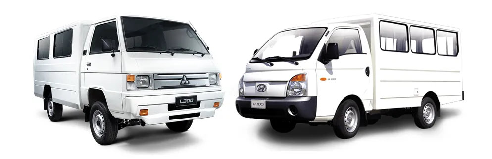 Hyundai h100 and the iconic Mitsubishi L300 belong on this DL code